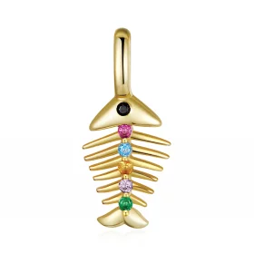 Pandora Style Me Pop Art - Fishbone Dangle - SCP054 Pandora Style Me Pop Art - Fishbone Dangle - SCP054