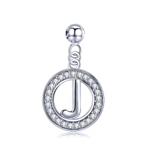 Pandora Style Me Wish Letter-J Dangle - BSP001-J (image for) Pandora Style Me Wish Letter-J Dangle - BSP001-J
