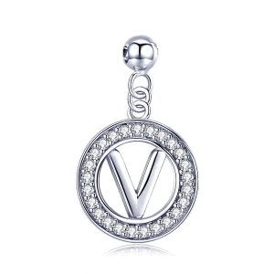 Pandora Style Me Wish Letter-V Dangle - BSP001-V (image for) Pandora Style Me Wish Letter-V Dangle - BSP001-V