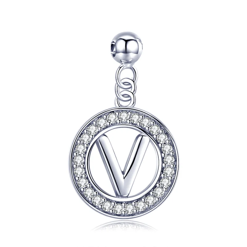 (image for) Pandora Style Me Wish Letter-V Dangle - BSP001-V - Product Image