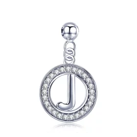 Pandora Style Me Wish Letter-J Dangle - BSP001-J Pandora Style Me Wish Letter-J Dangle - BSP001-J