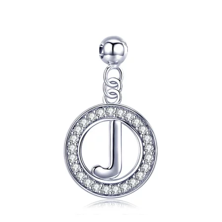 Pandora Style Me Wish Letter-J Dangle - BSP001-J Pandora Style Me Wish Letter-J Dangle - BSP001-J