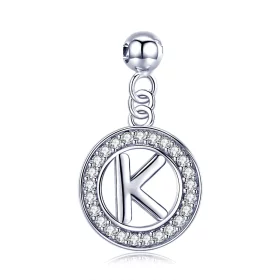 Pandora Style Me Wish Letter-K Dangle - BSP001-K Pandora Style Me Wish Letter-K Dangle - BSP001-K