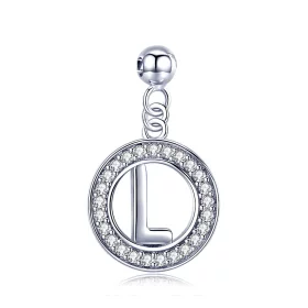 Pandora Style Me Wish Letter-L Dangle - BSP001-L Pandora Style Me Wish Letter-L Dangle - BSP001-L
