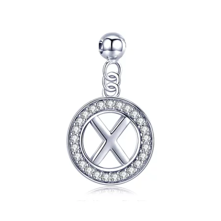 Pandora Style Me Wish Letter-X Dangle - BSP001-X Pandora Style Me Wish Letter-X Dangle - BSP001-X
