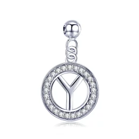 Pandora Style Me Wish Letter-Y Dangle - BSP001-Y Pandora Style Me Wish Letter-Y Dangle - BSP001-Y
