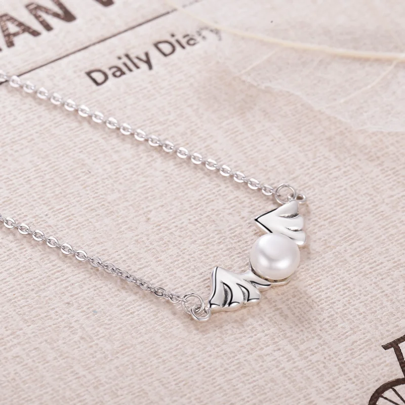 (image for) Pandora Style Angel Wings Necklace - VSN021 - View 5