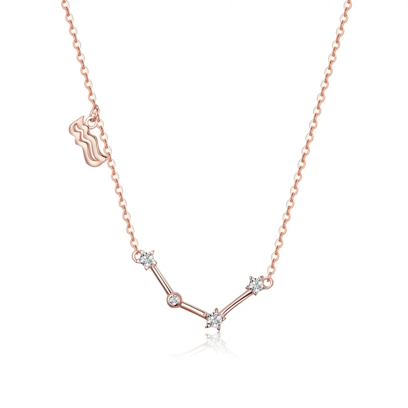 (image for) Pandora Style Aquarius Necklace - BSN016 - Product Image