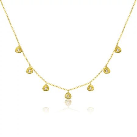 Pandora Style Braided Geometry Necklace - BSN136