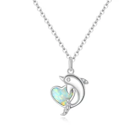Pandora Style Dolphin Elf Necklace - SCN412