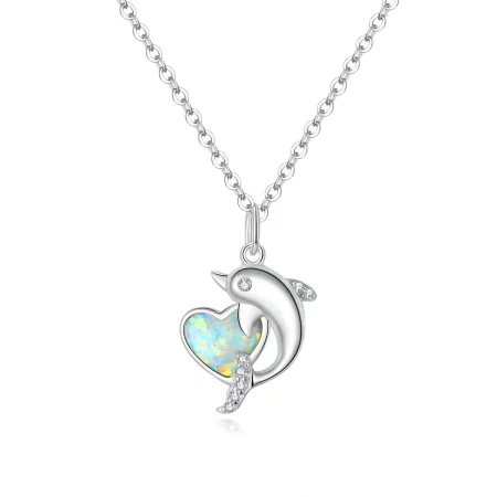 Pandora Style Dolphin Elf Necklace - SCN412