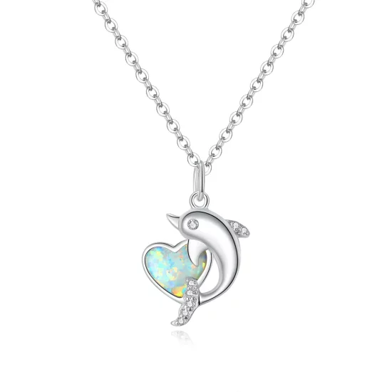 Pandora Style Dolphin Elf Necklace - SCN412