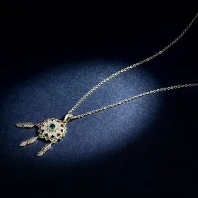 Pandora Style Dreamcatcher Necklace - SCN263-B Pandora Style Dreamcatcher Necklace - SCN263-B
