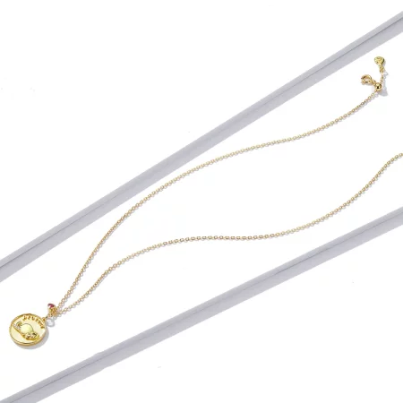 Pandora Style Elephant Relief Necklace - BSN173