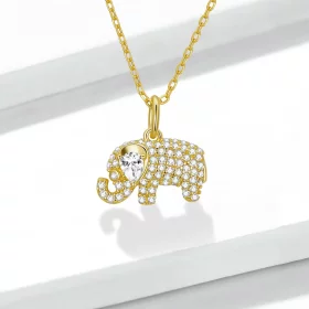 Pandora Style Exquisite Elephant Necklace - BSN239-B Pandora Style Exquisite Elephant Necklace - BSN239-B