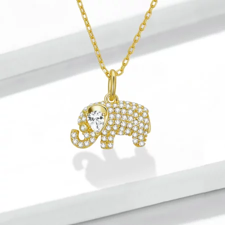 Pandora Style Exquisite Elephant Necklace - BSN239-B