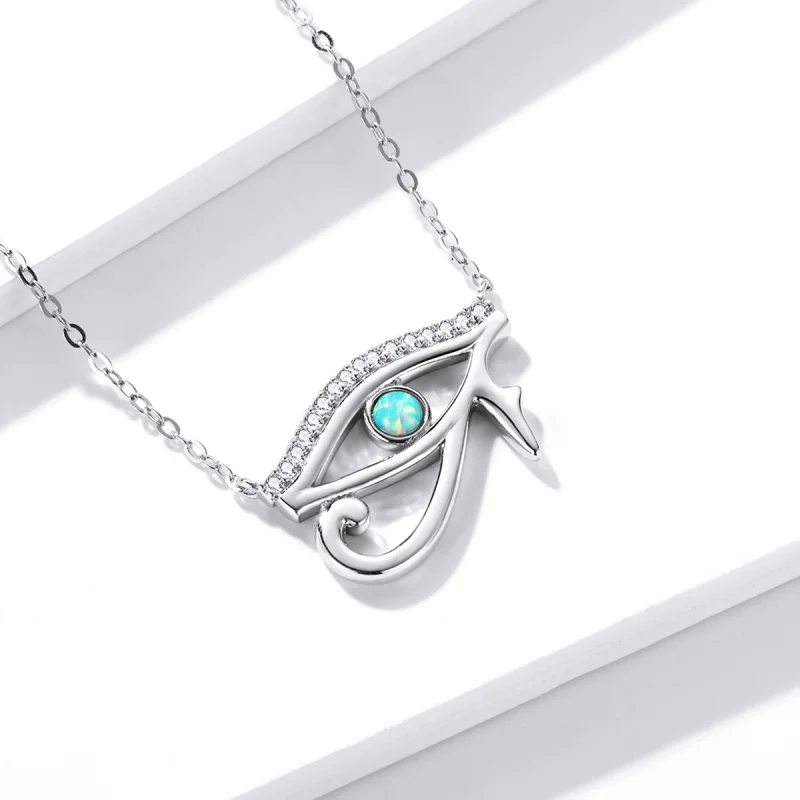 (image for) Pandora Style Eye of Horus Necklace - BSN241 - View 2