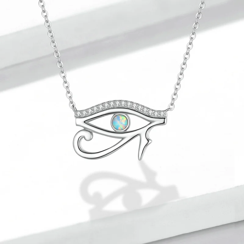 (image for) Pandora Style Eye of Horus Necklace - BSN241 - View 6