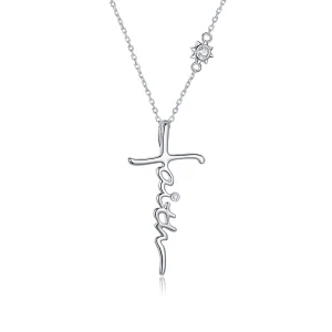(image for) Pandora Style Faith of The Cross Necklace - BSN231
