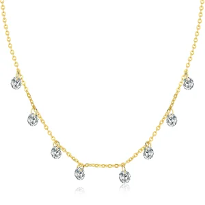 (image for) Pandora Style Gold-Plated Recollect Chain Necklace - SCN299-B