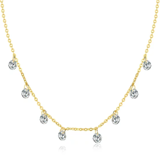 Pandora Style Gold-Plated Recollect Chain Necklace - SCN299-B