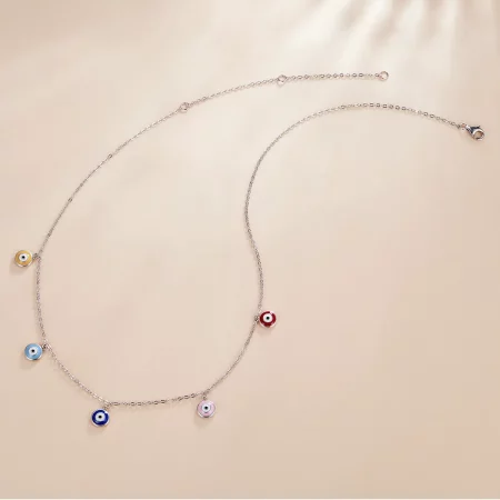 Pandora Style Guardian Eye Necklace - SCN463