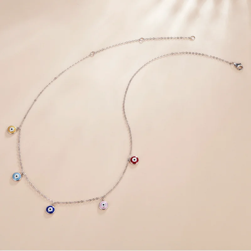 (image for) Pandora Style Guardian Eye Necklace - SCN463 - View 2