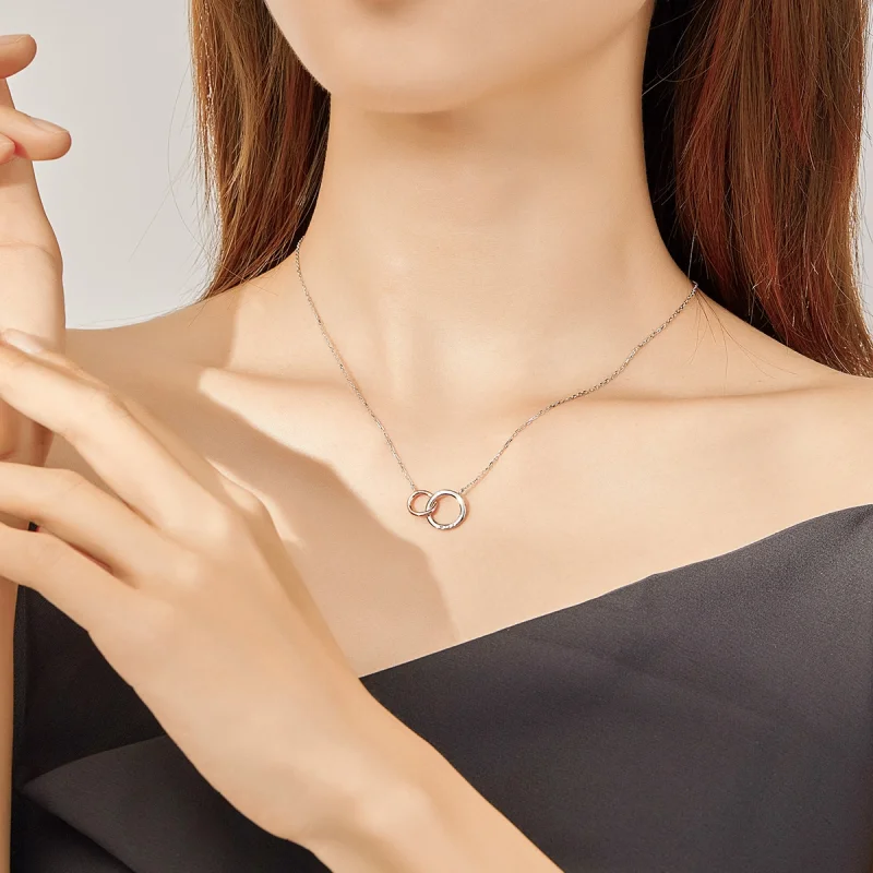 (image for) Pandora Style Infinite Love Necklace - BSN159 - View 8
