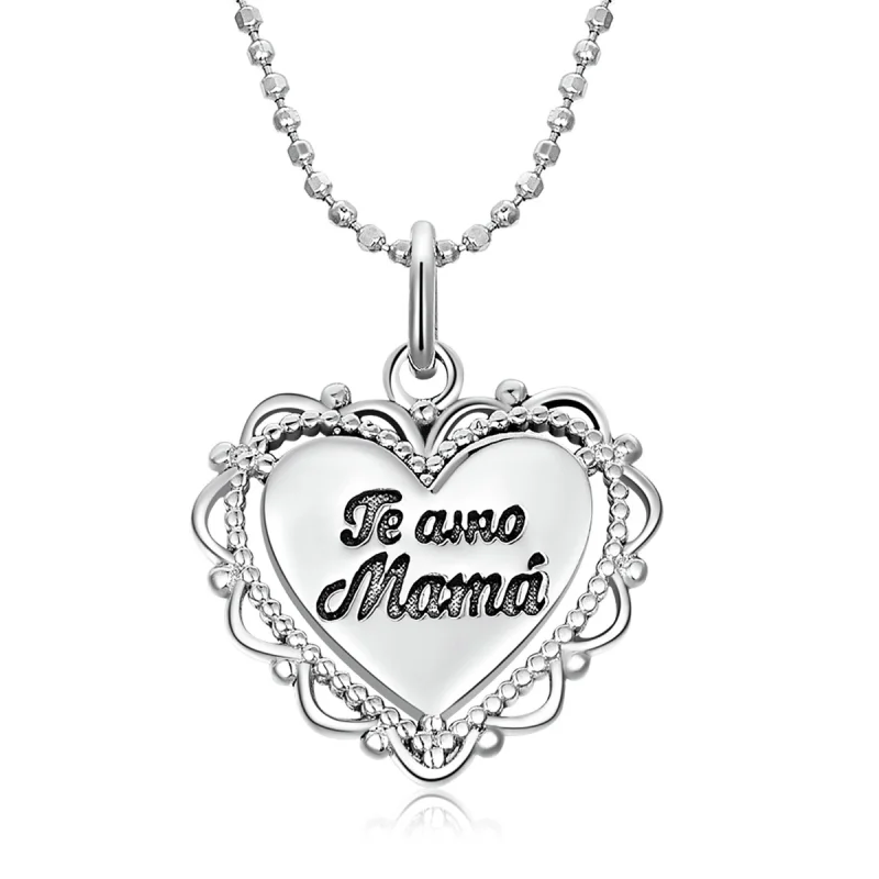 (image for) Pandora Style Lace Love Necklace - SCN470 - Product Image