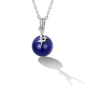 Pandora Style Lapis Lazuli Meteor Necklace - SCN480 Pandora Style Lapis Lazuli Meteor Necklace - SCN480