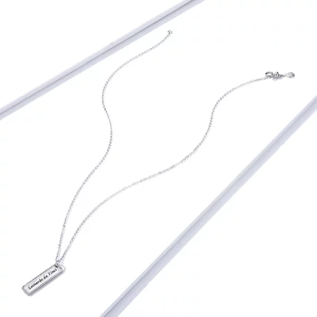 Pandora Style Life well spent is long Necklace - BSN167