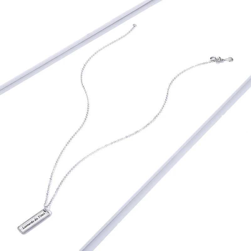 (image for) Pandora Style Life well spent is long Necklace - BSN167 - View 4