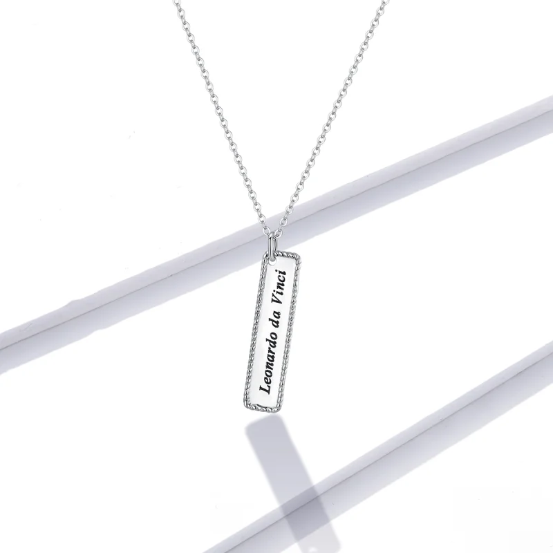 (image for) Pandora Style Life well spent is long Necklace - BSN167 - View 5