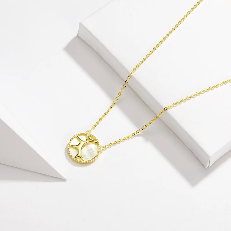 (image for) Pandora Style Little Sun Necklace - BSN070 - View 3