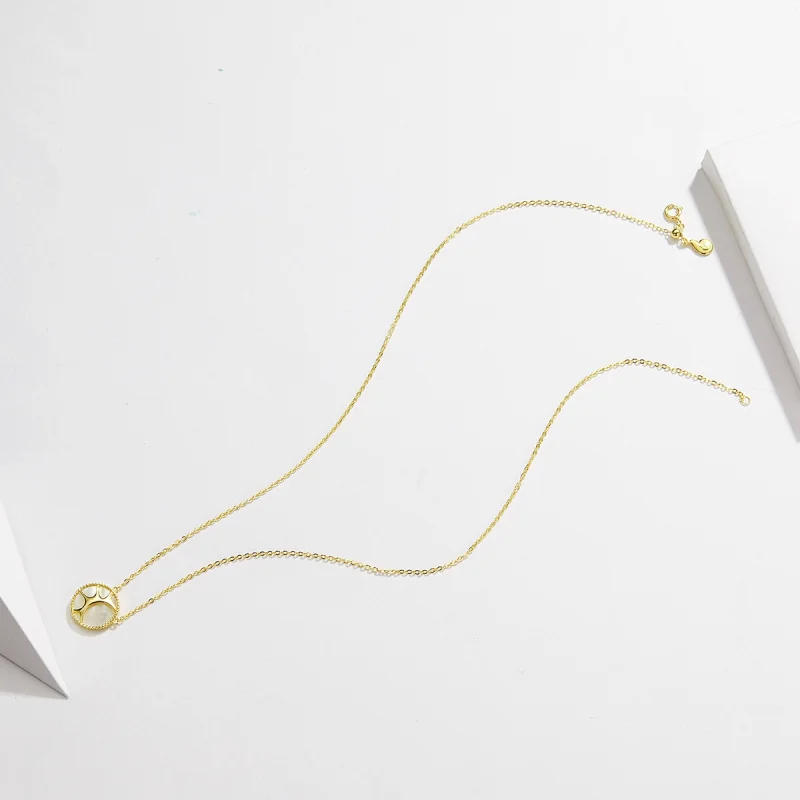 (image for) Pandora Style Little Sun Necklace - BSN070 - View 4