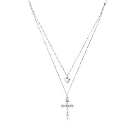 Pandora Style Love Cross Necklace - BSN197