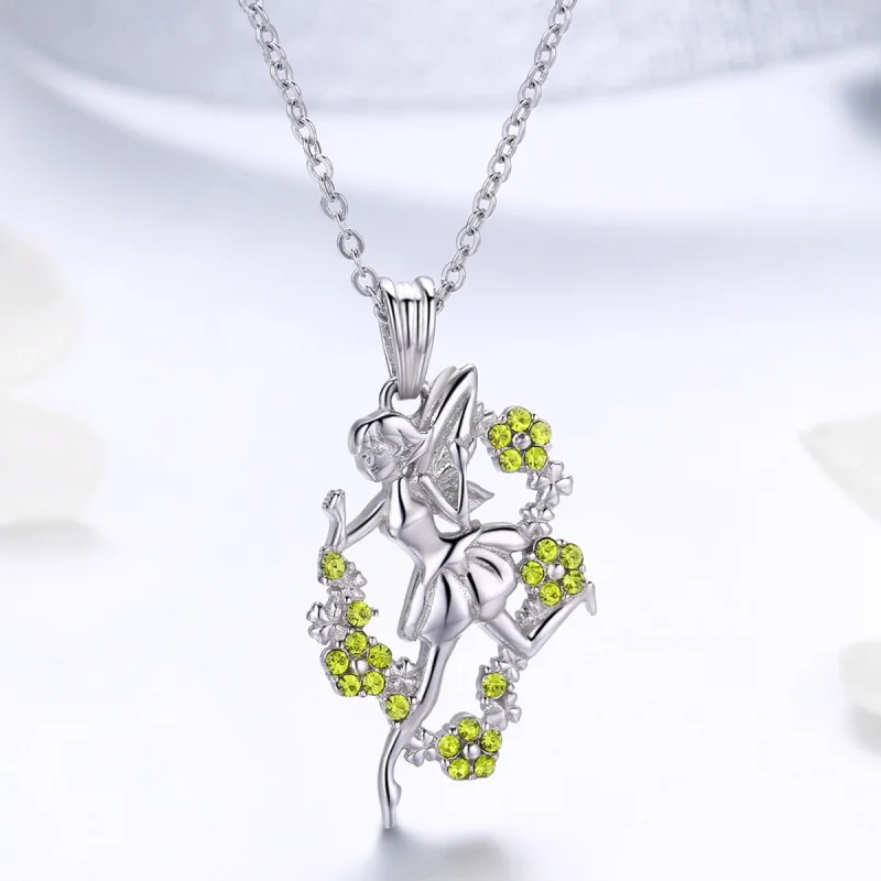(image for) Pandora Style Lucky Elf Necklace - BSN005 - View 2
