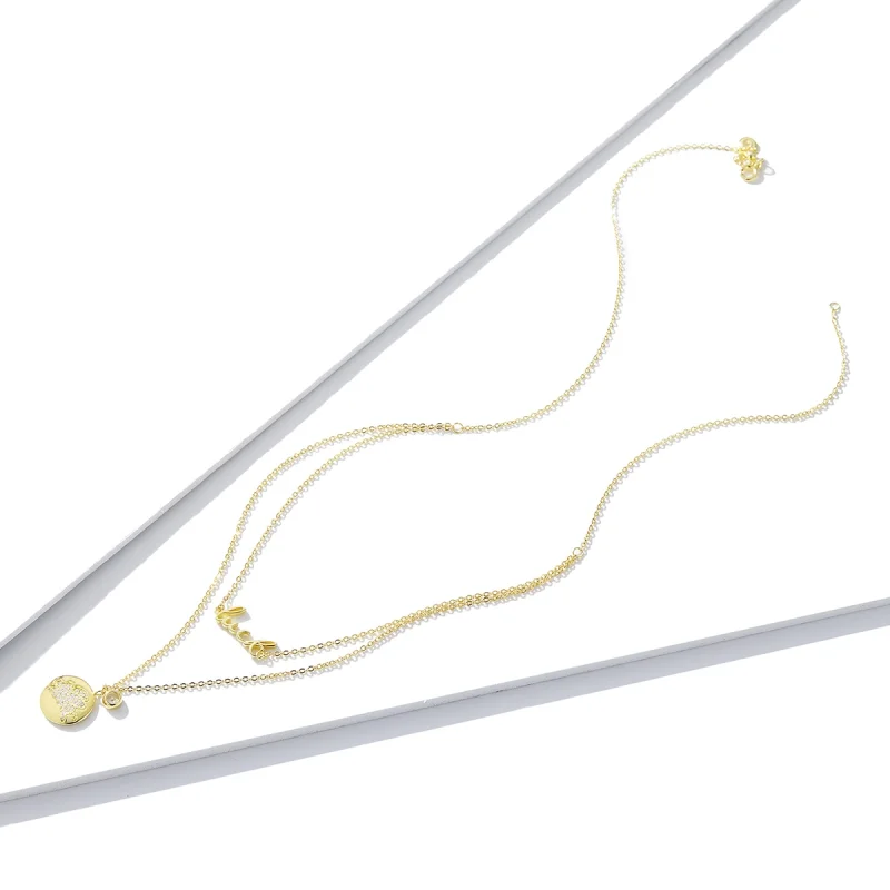 (image for) Pandora Style Lucky Pig Necklace - BSN090 - View 3