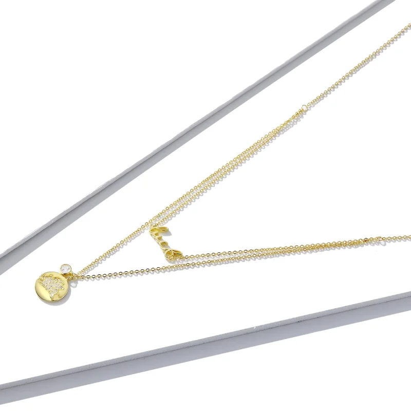 (image for) Pandora Style Lucky Pig Necklace - BSN090 - View 4