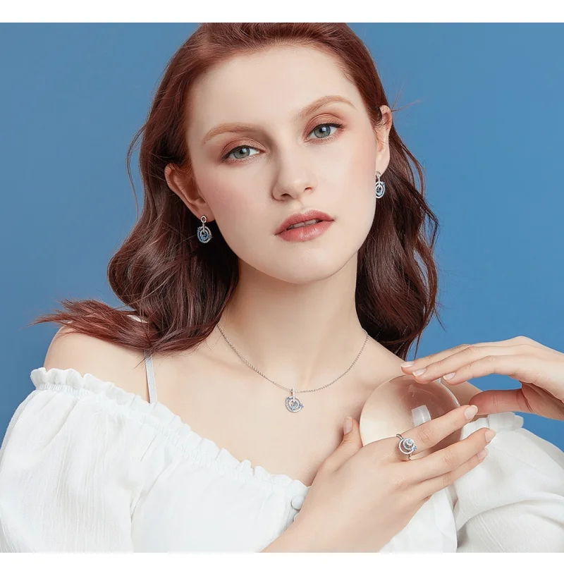 (image for) Pandora Style Meteor Trail Necklace - BSN041 - View 3