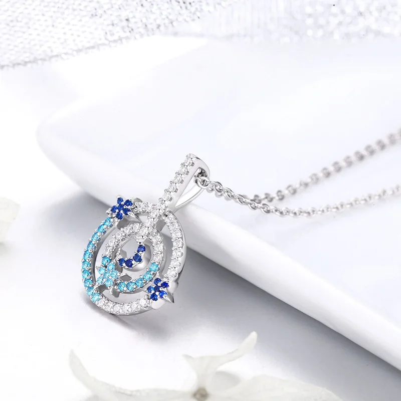 (image for) Pandora Style Meteor Trail Necklace - BSN041 - View 4