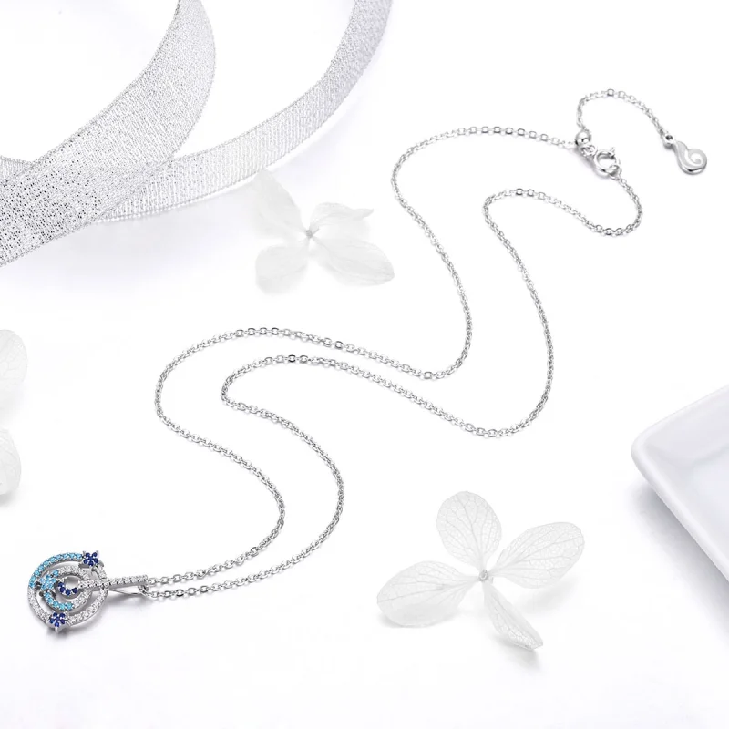 (image for) Pandora Style Meteor Trail Necklace - BSN041 - View 6