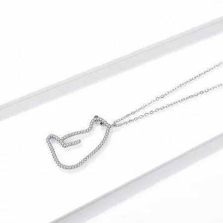 Pandora Style Polar Bear Necklace - BSN195