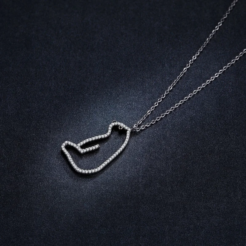 (image for) Pandora Style Polar Bear Necklace - BSN195 - View 6