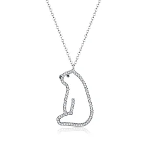 (image for) Pandora Style Polar Bear Necklace - BSN195