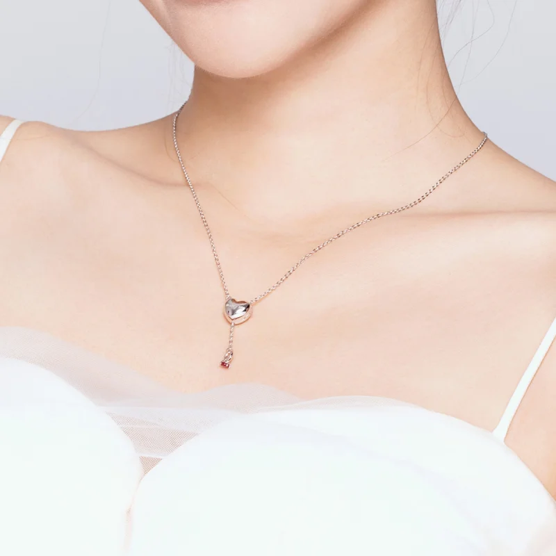 (image for) Pandora Style Proposal Necklace - BSN073 - View 6