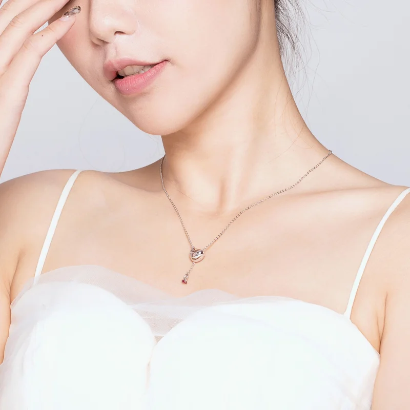 (image for) Pandora Style Proposal Necklace - BSN073 - View 7