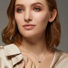 Pandora Style Romantic Snake Heart Necklace - BSN150 Pandora Style Romantic Snake Heart Necklace - BSN150