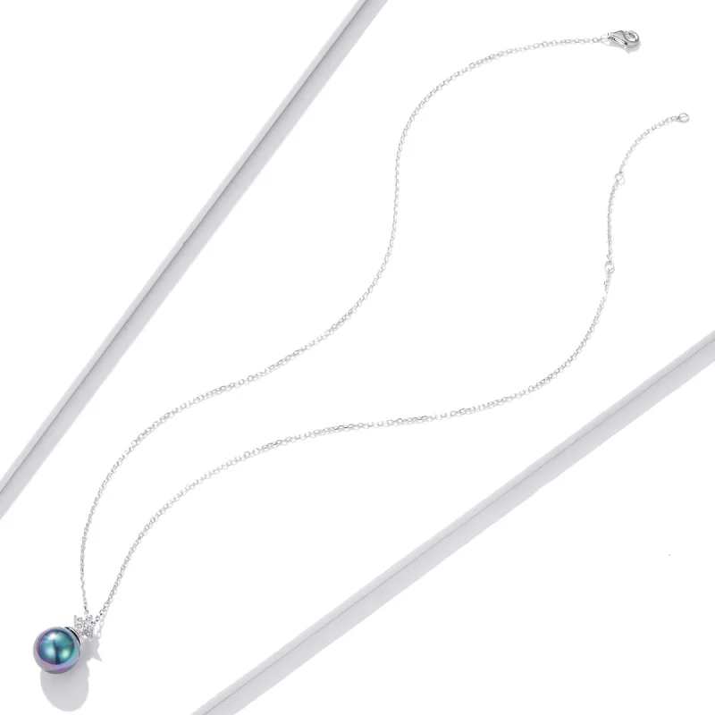 (image for) Pandora Style Shiny Beads Necklace - BSN226 - View 5