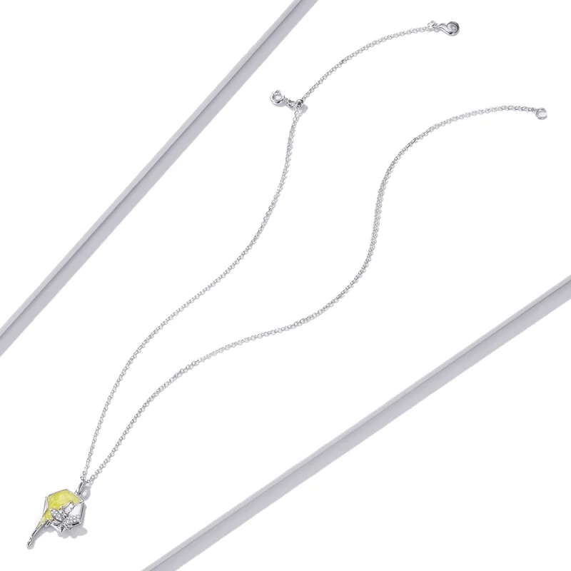 (image for) Pandora Style Shiny Hive Necklace - BSN213 - View 4